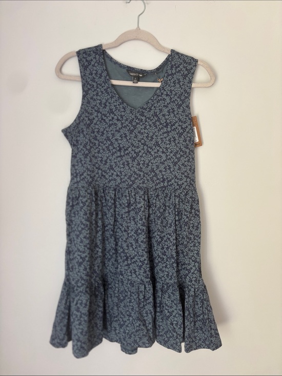 Toad&Co Dresses & Skirts - Toad and Co Blue Floral Marley Tiered Tank Dress Size Small NWT